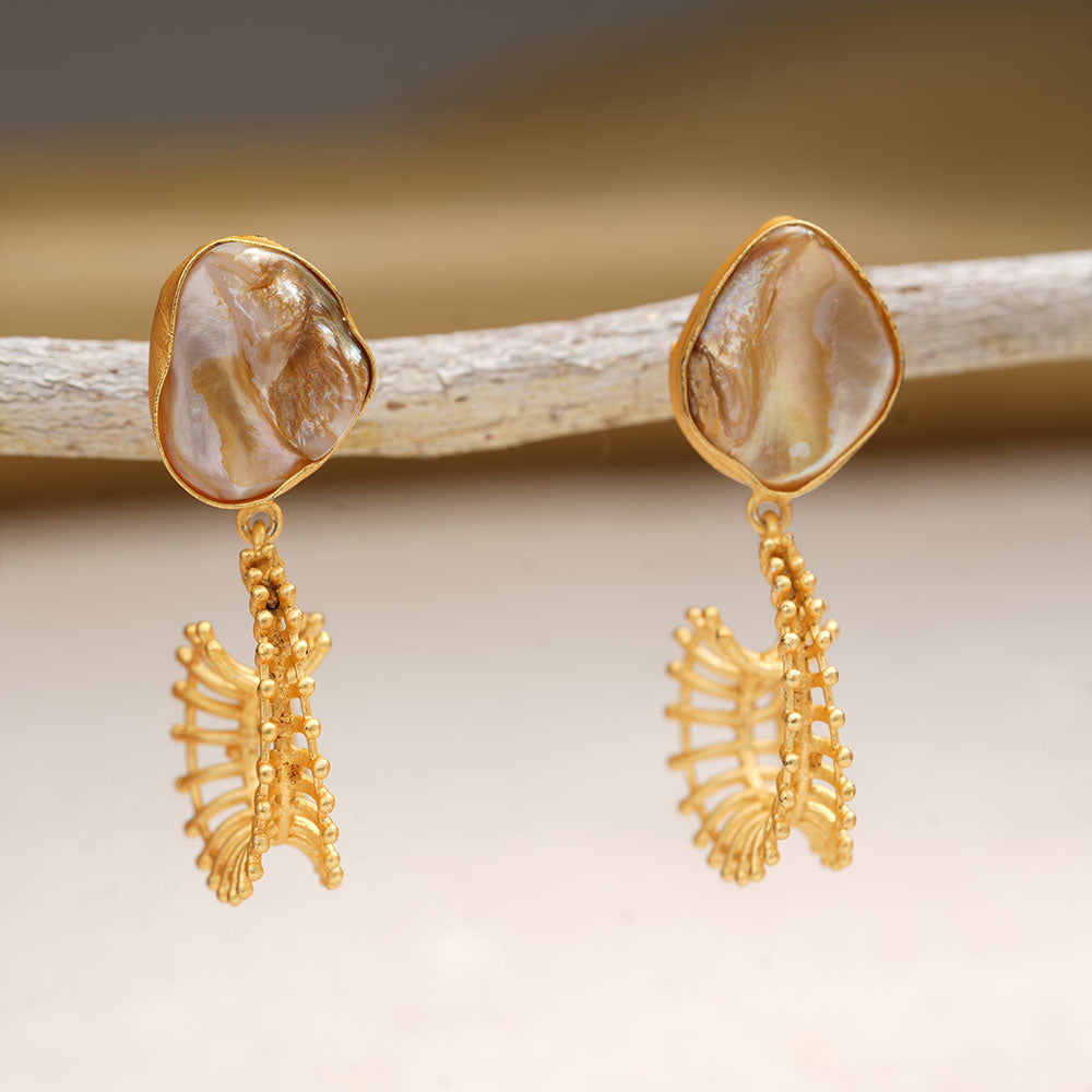 Alina- Stone Studded Stud Earrings