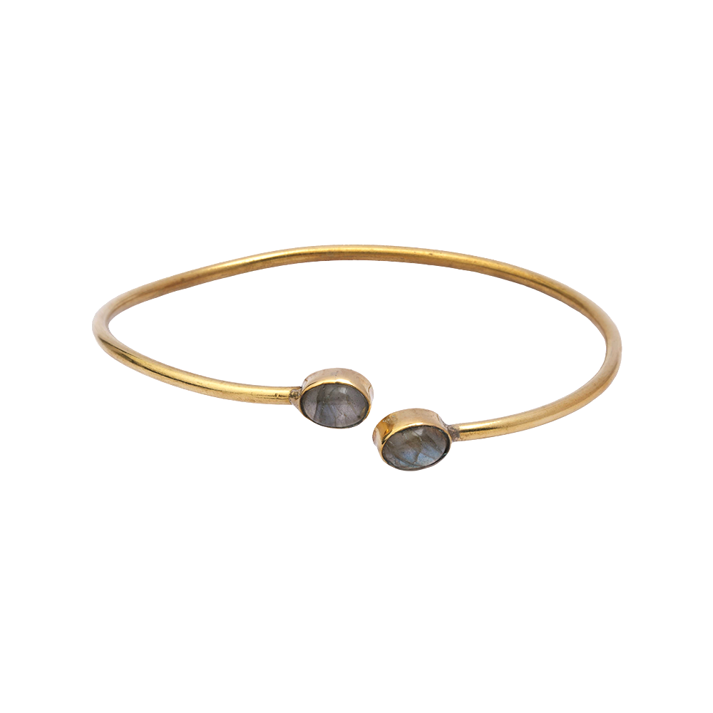 Trisha- Stone Studded Golden Bracelet(Golden Rod)