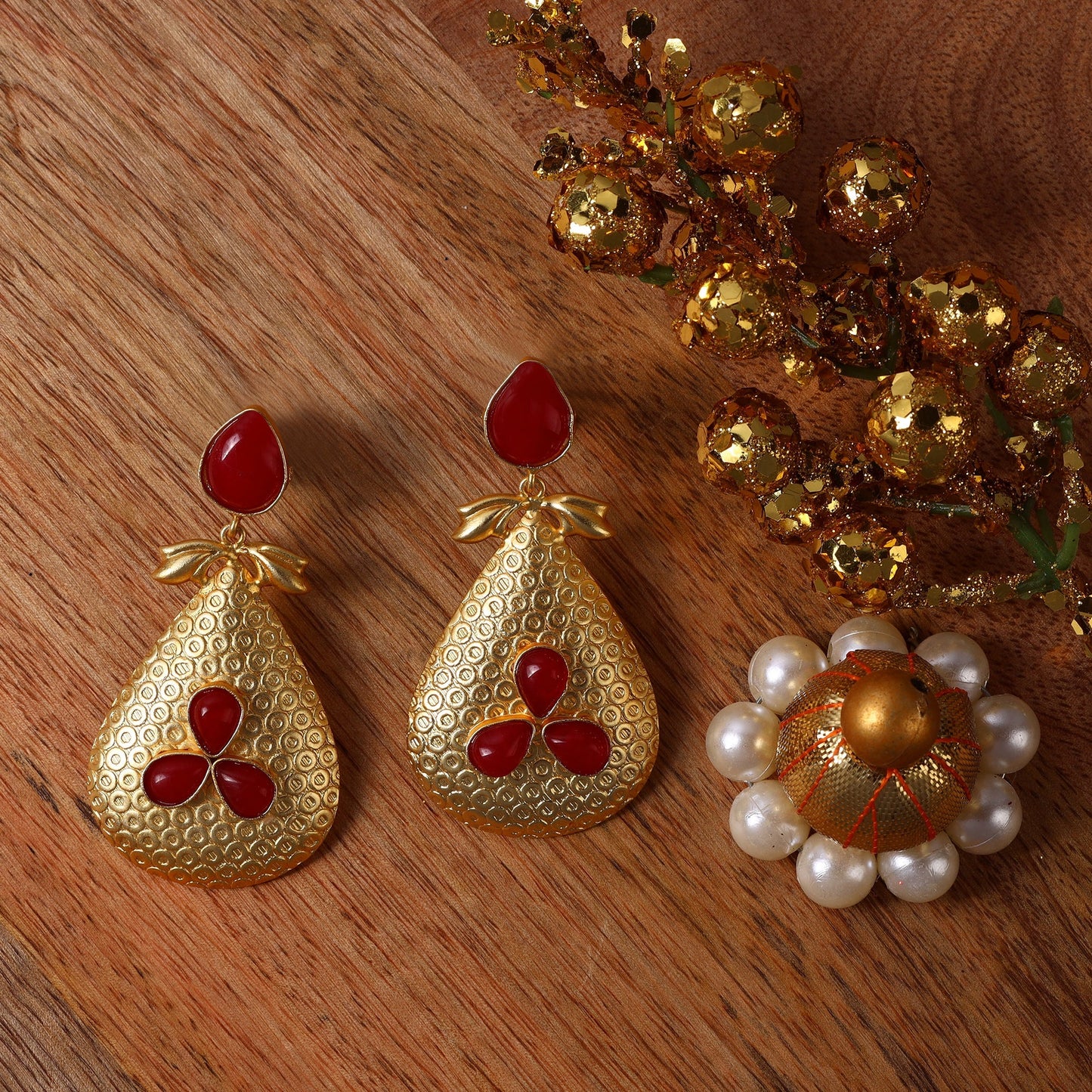 Pallavi- Stone Studded Dangler Earrings