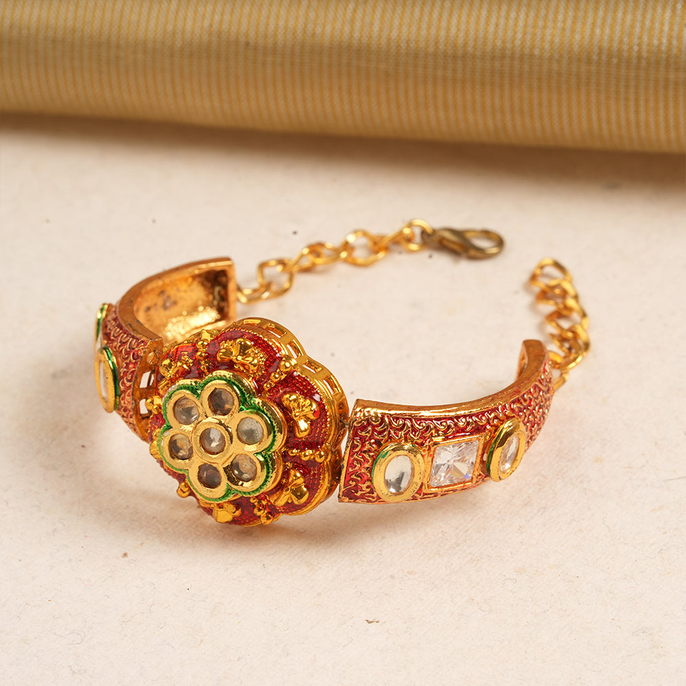 Pranita- Kundan Studded Bracelet
