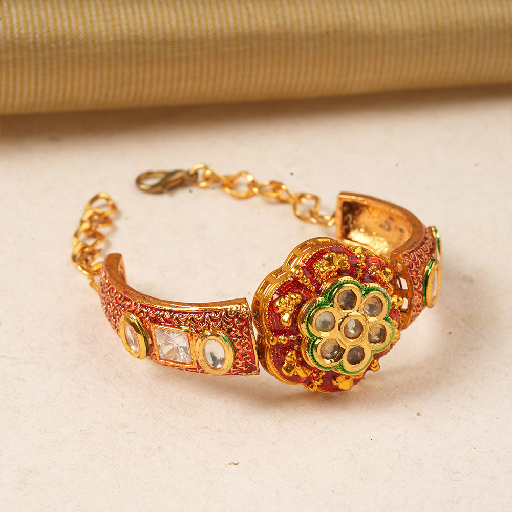 Pranita- Kundan Studded Bracelet