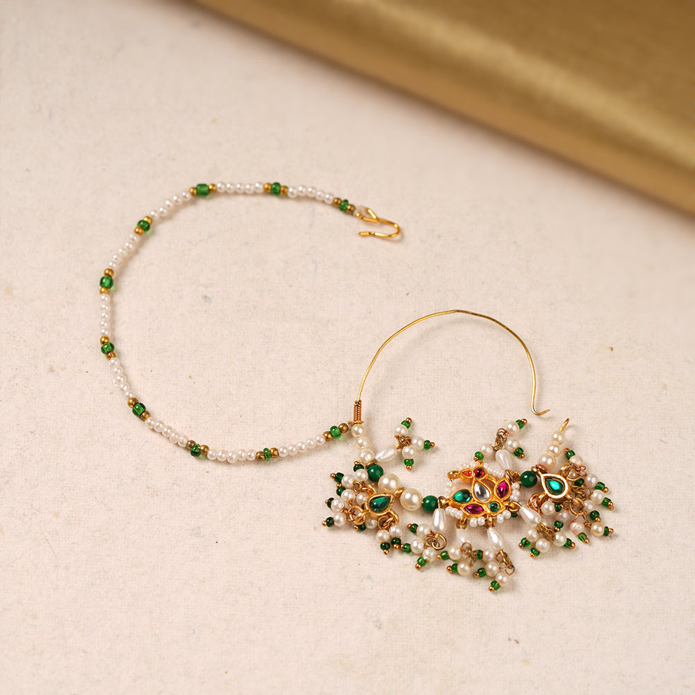 Shobhita- Hanging Baby Pearls Nath
