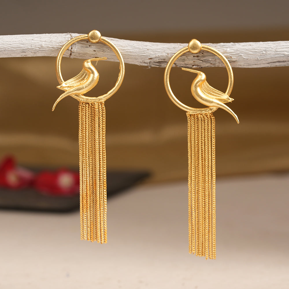 Aria- Hanging Tassles Dangler Earrings