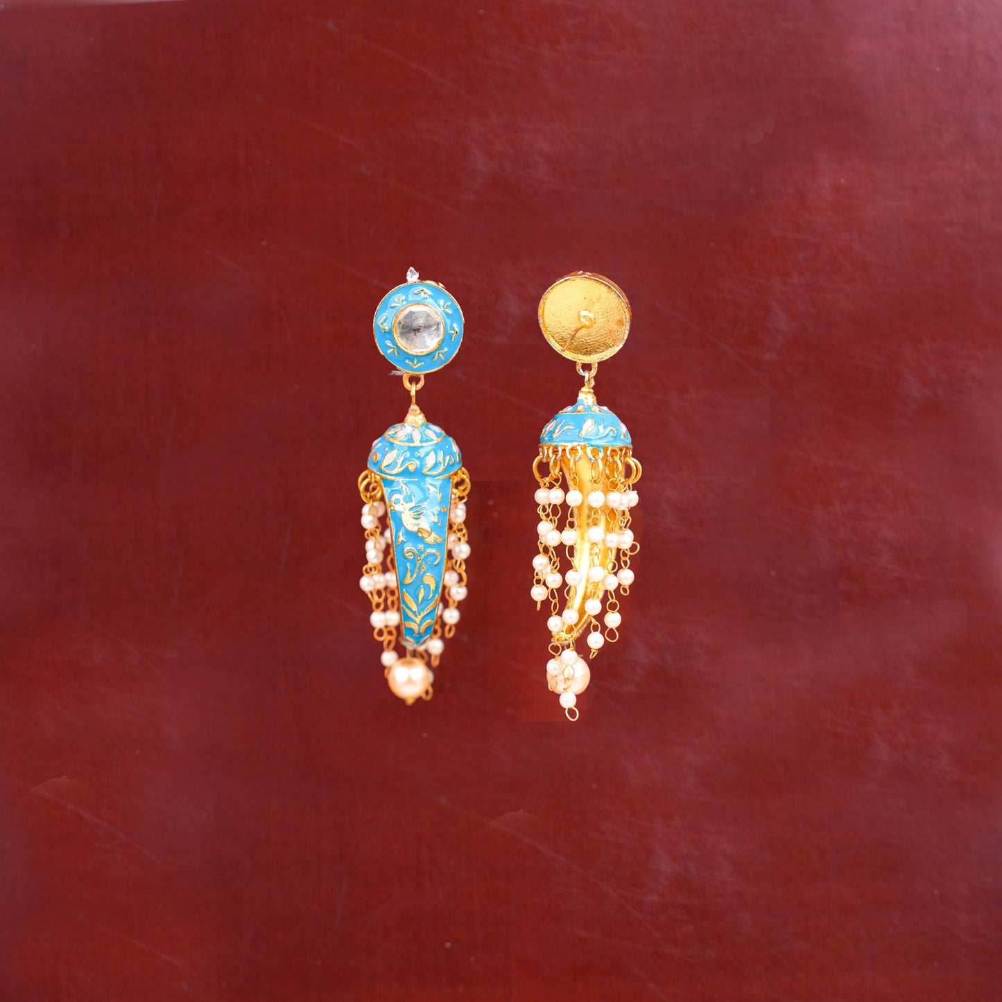 Aashna- Stone Studded Dangler Earrings