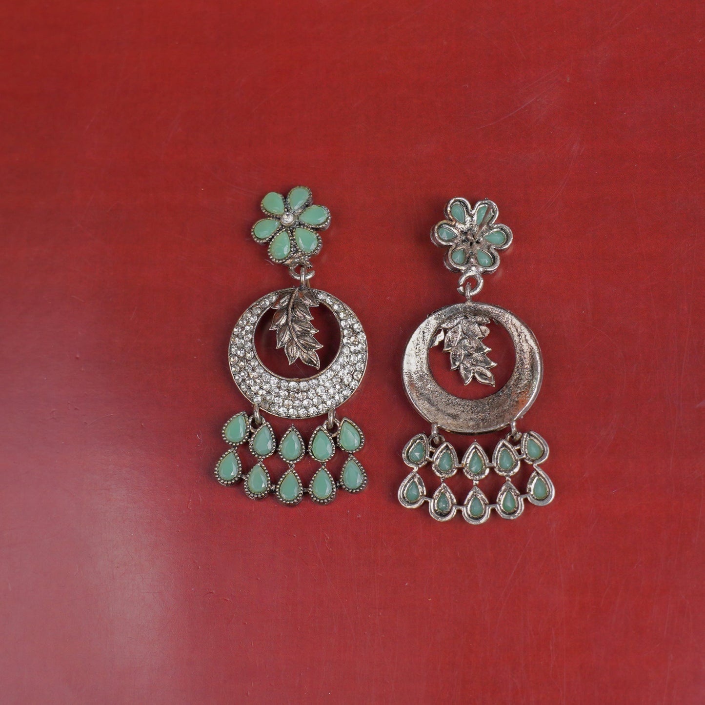 Aira- Stone Studded Dangler Earrings