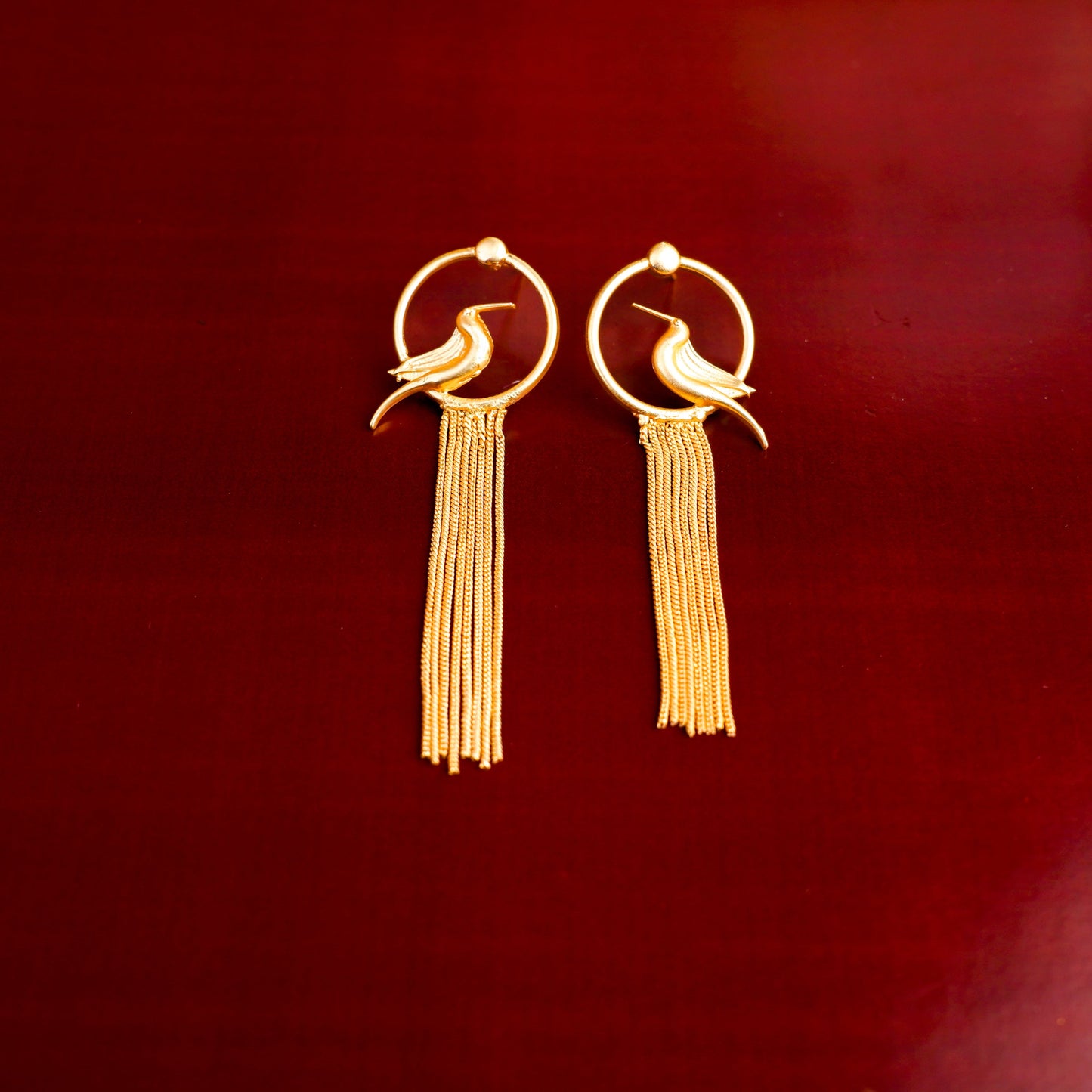Aria- Hanging Tassles Dangler Earrings