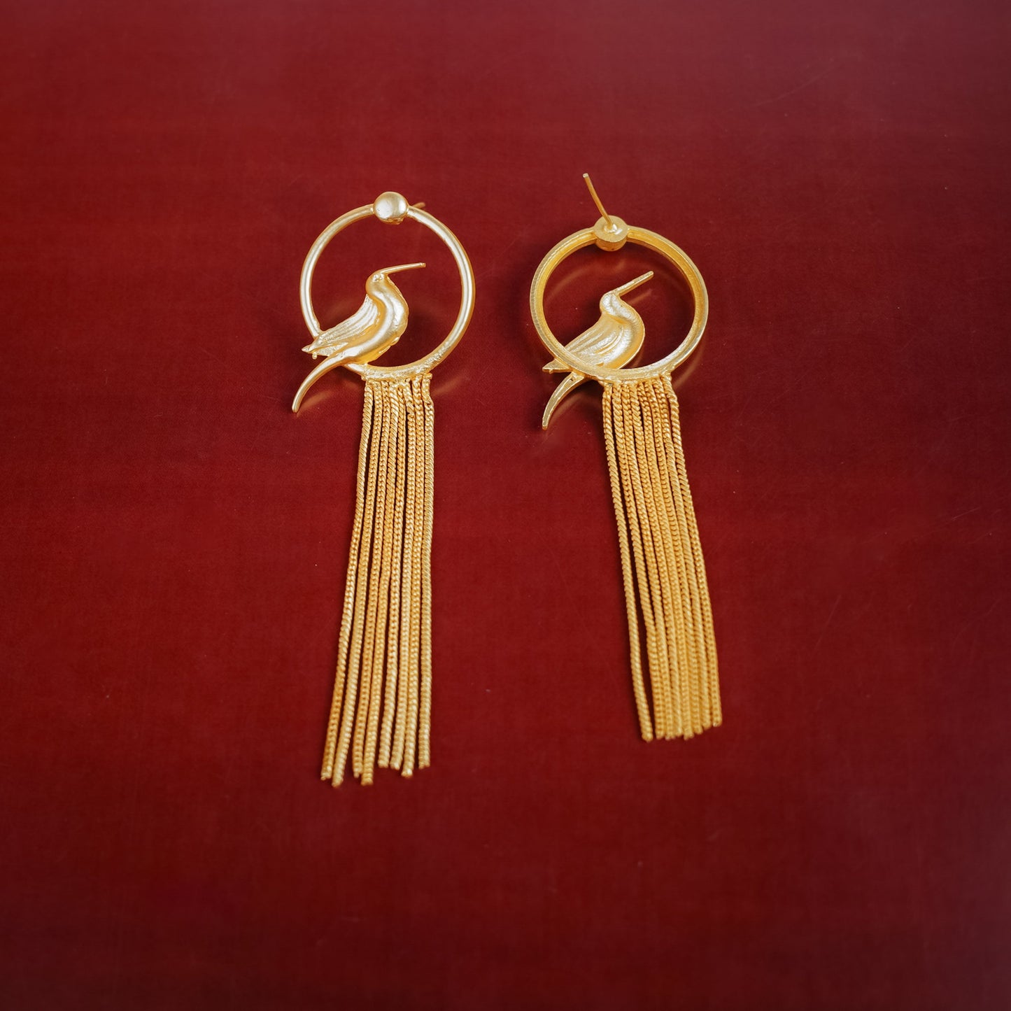 Aria- Hanging Tassles Dangler Earrings