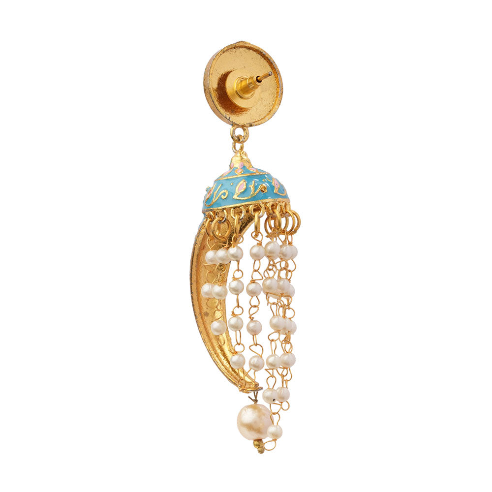 Aashna- Stone Studded Dangler Earrings