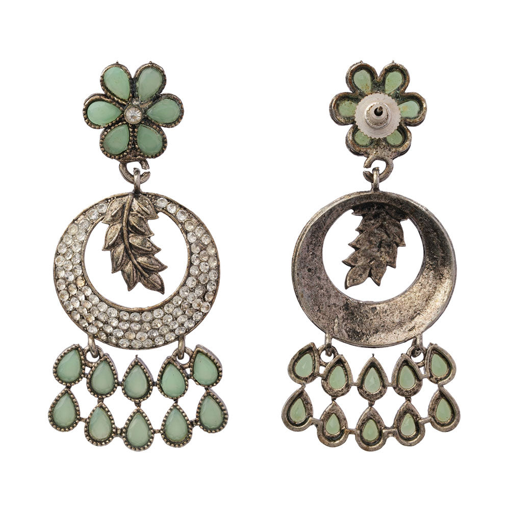 Aira- Stone Studded Dangler Earrings