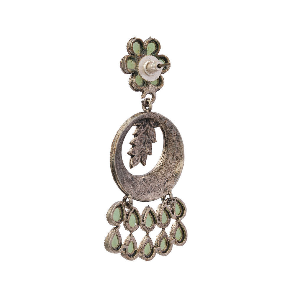 Aira- Stone Studded Dangler Earrings