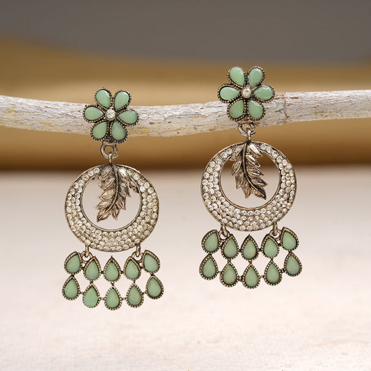 Aira- Stone Studded Dangler Earrings