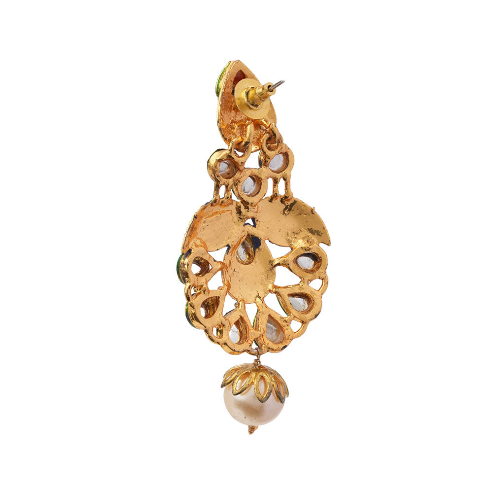 Amoli – Hanging Pearl Dangler Earrings