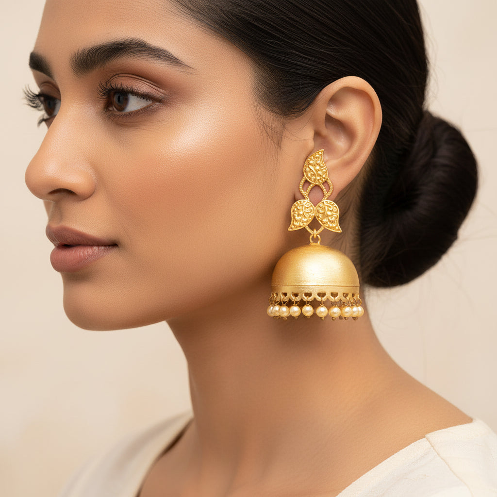 Aparna- Hanging Pearls Dangler Earrings