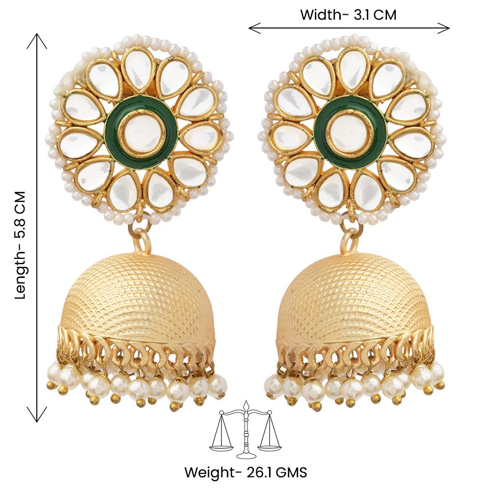 Aparna- Hanging Pearls Dangler Earrings