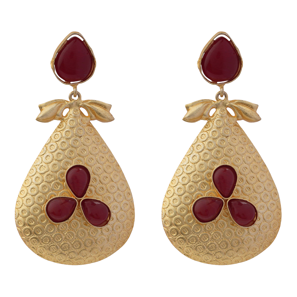 Pallavi- Stone Studded Dangler Earrings