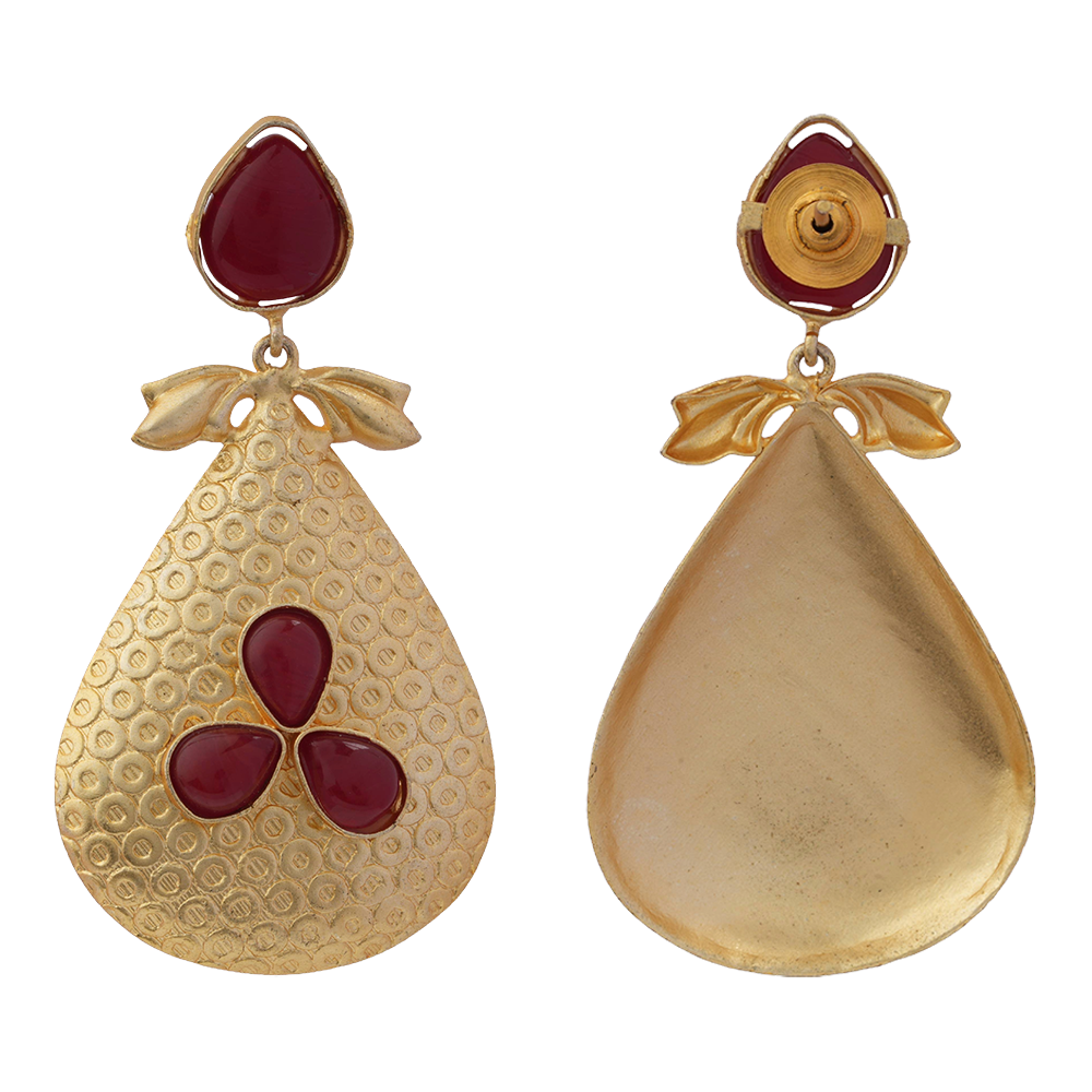 Pallavi- Stone Studded Dangler Earrings