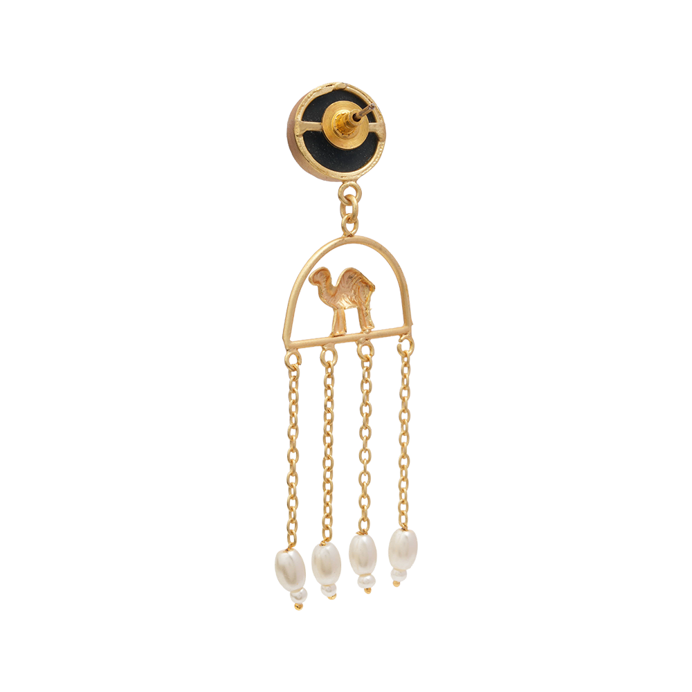 Samaira- Stone Studded Dangler Earrings