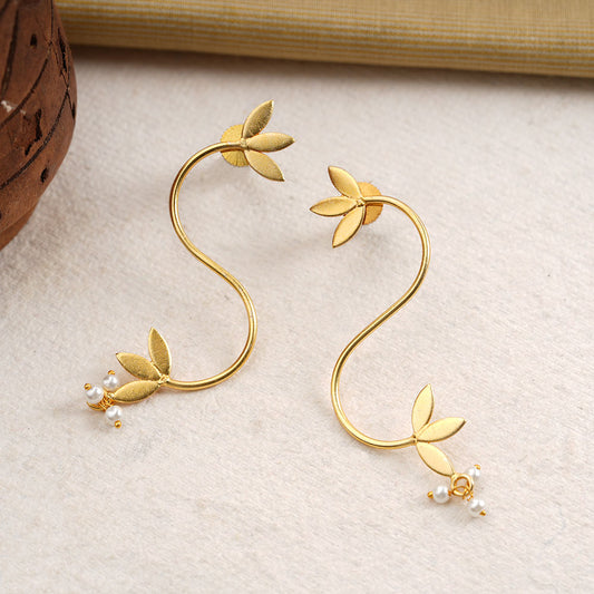 Aparna- Hanging Pearl Dangler Earrings