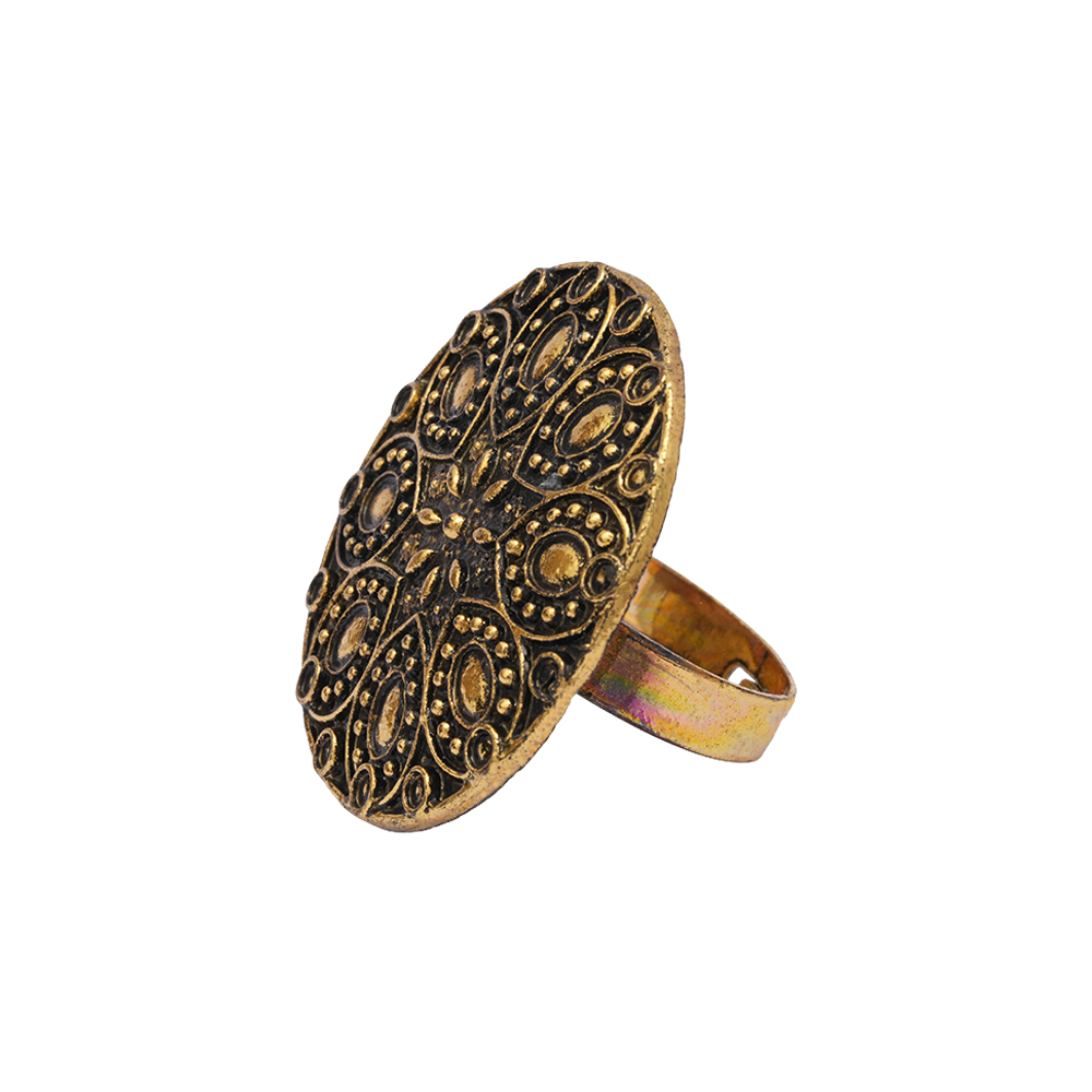 Aparajita- Golden Adjustable Ring