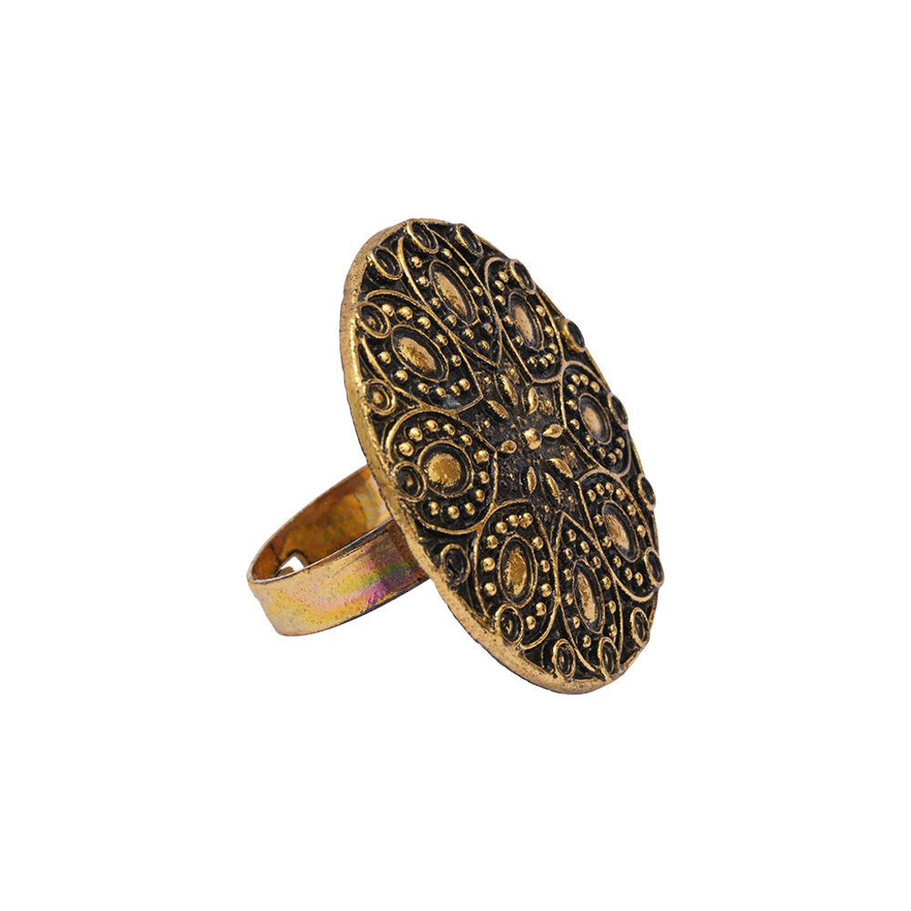 Aparajita- Golden Adjustable Ring