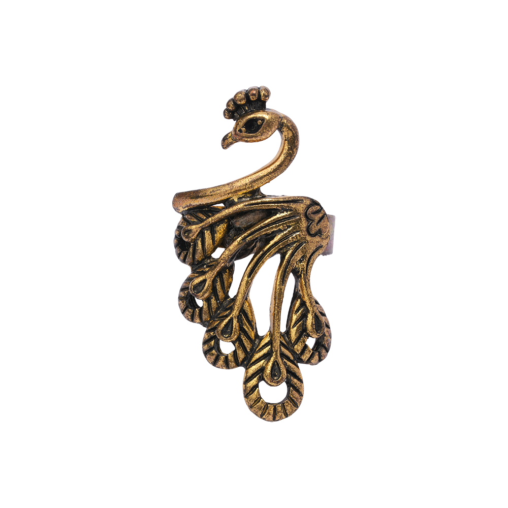 Deepika- Golden Adjustable Ring