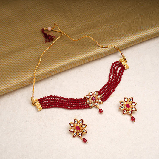 Meenakari Necklace Set
