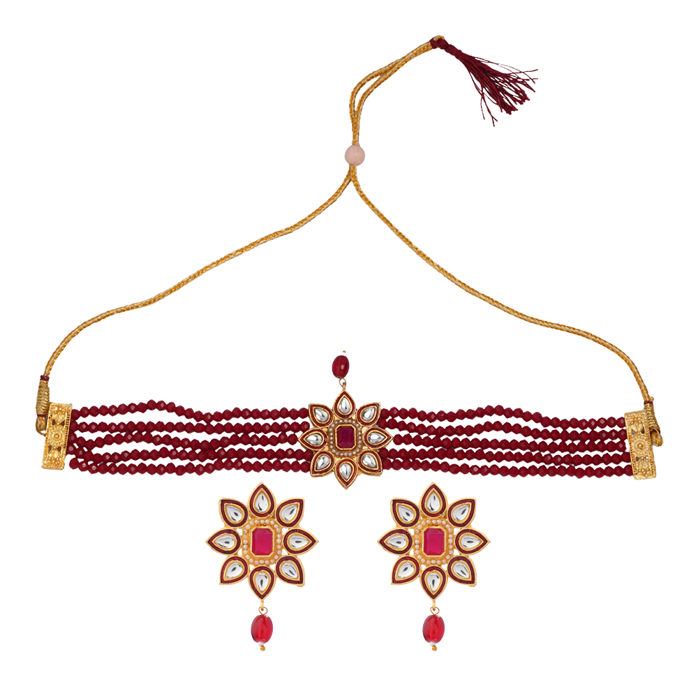 Meenakari Necklace Set