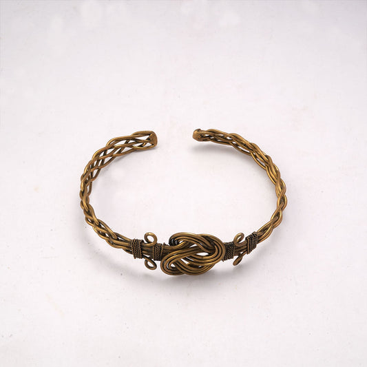 Aditi- Golden Brass Bracelet