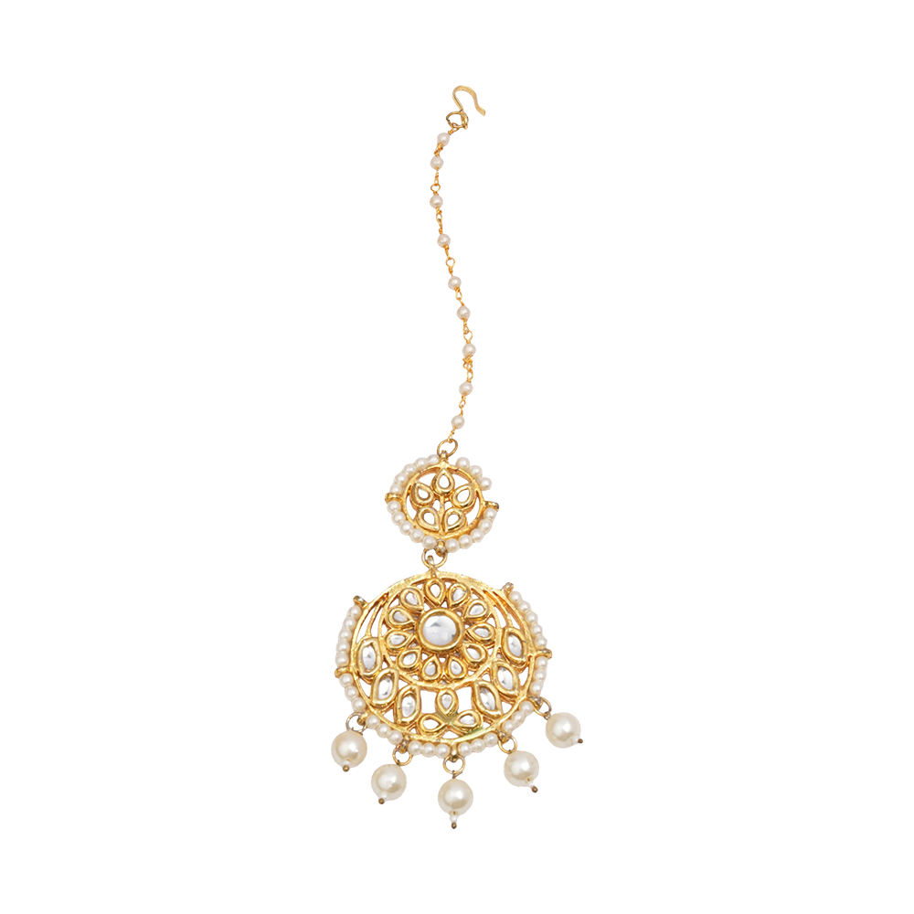 Rajnandini- Rajasthani Kundan Mangtikka