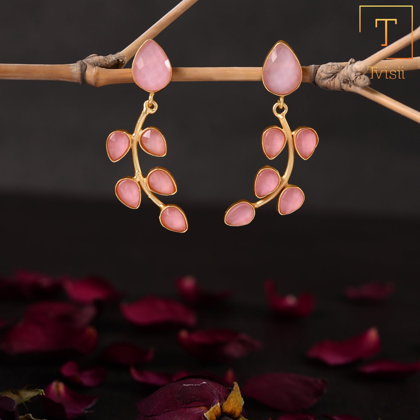 Ridhima- Stone Studded Stud Earrings