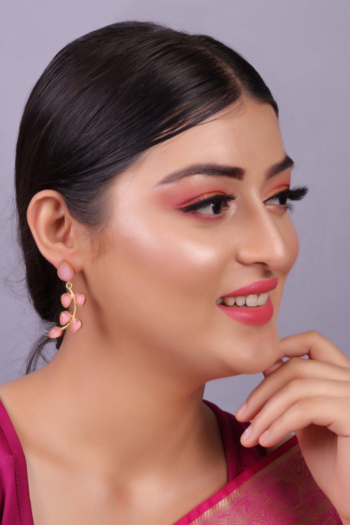 Ridhima- Stone Studded Stud Earrings