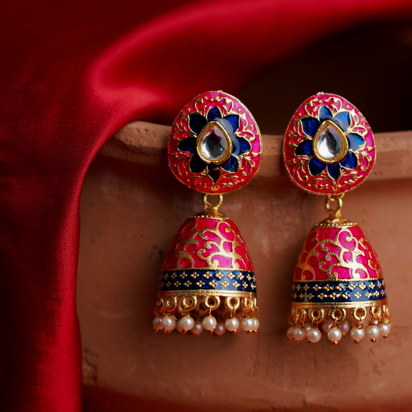 Meenakari Earrings