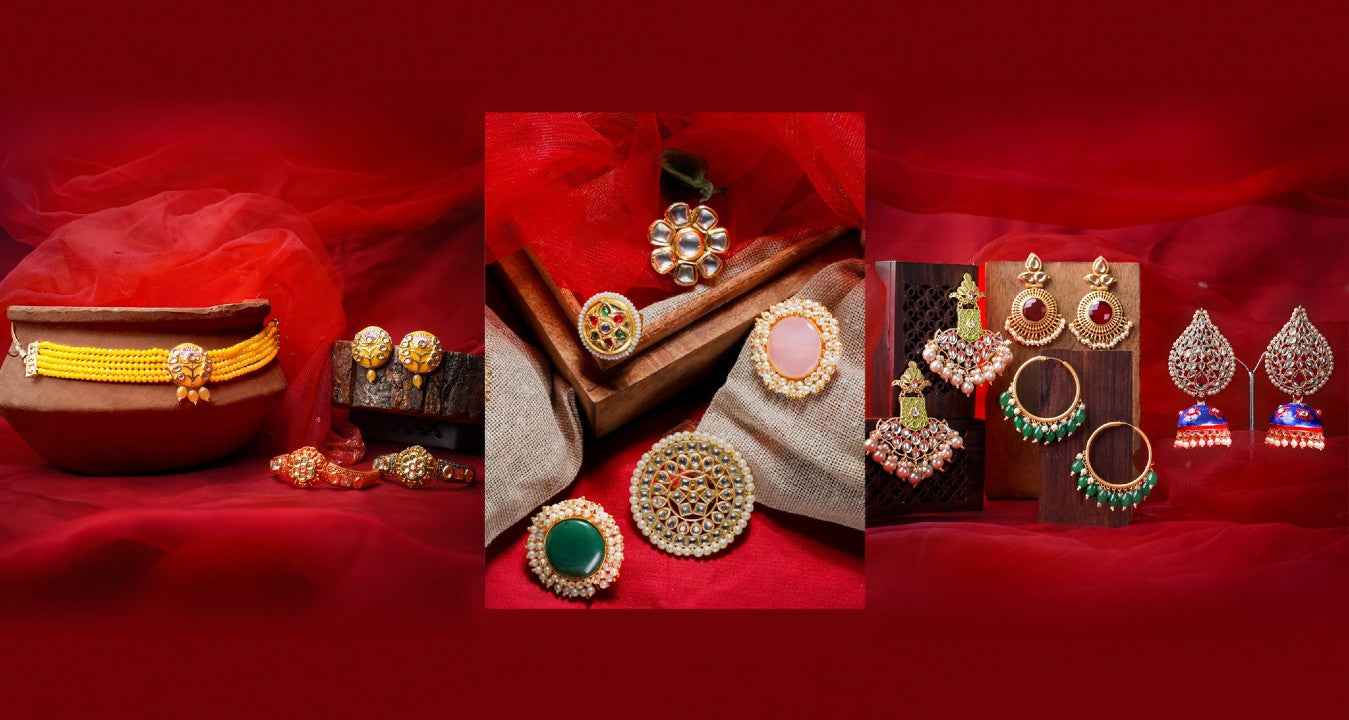 Draped in tradition, adorned in elegance – embrace timeless beauty with traditional jewelry.